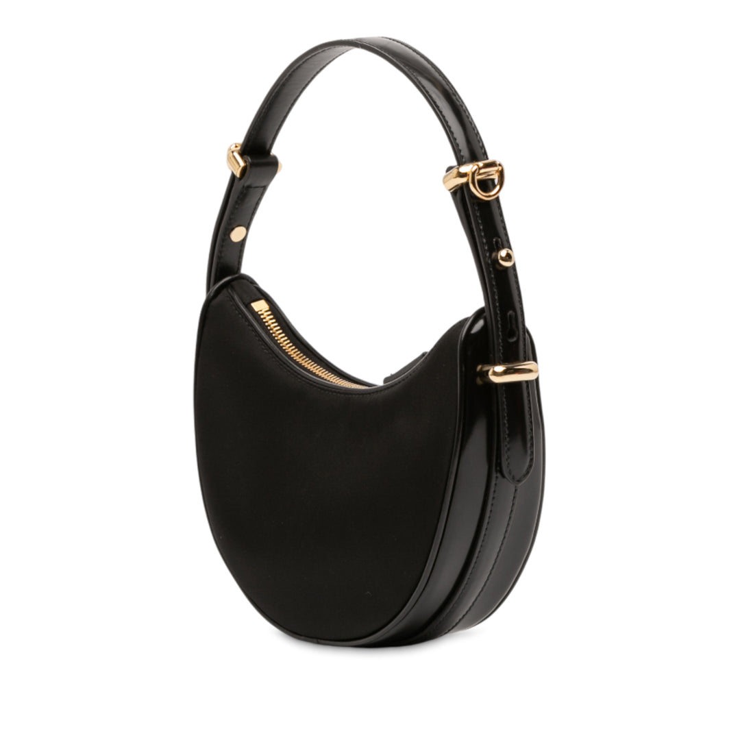 Prada Small Re Nylon et Cuir Arque Sac