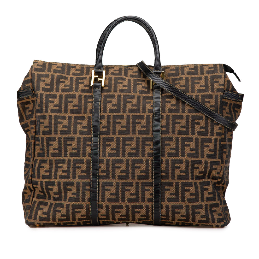 Zucca Canvas Satchel Brown - Gaby Paris
