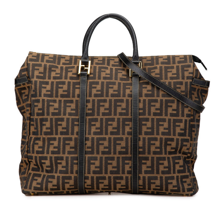 Zucca Canvas Satchel Brown - Gaby Paris