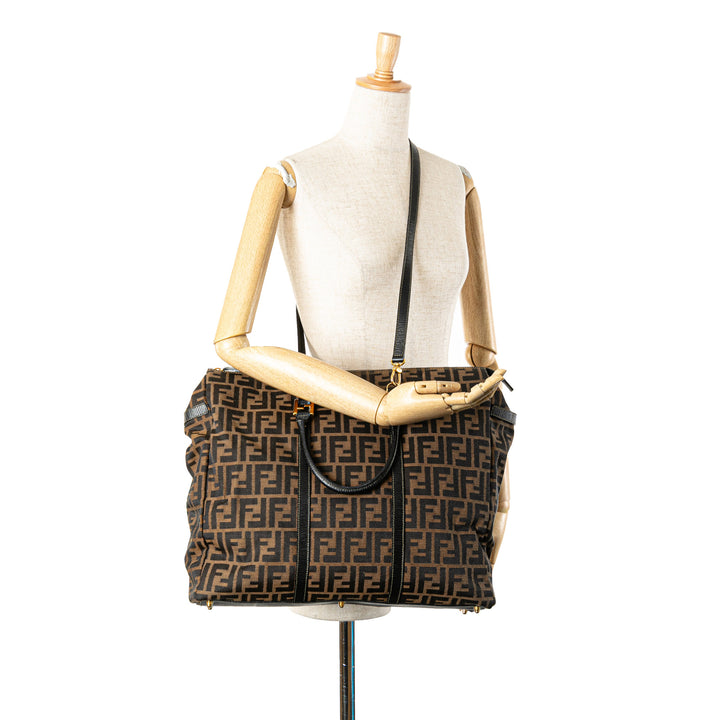 Zucca Canvas Satchel Brown - Gaby Paris