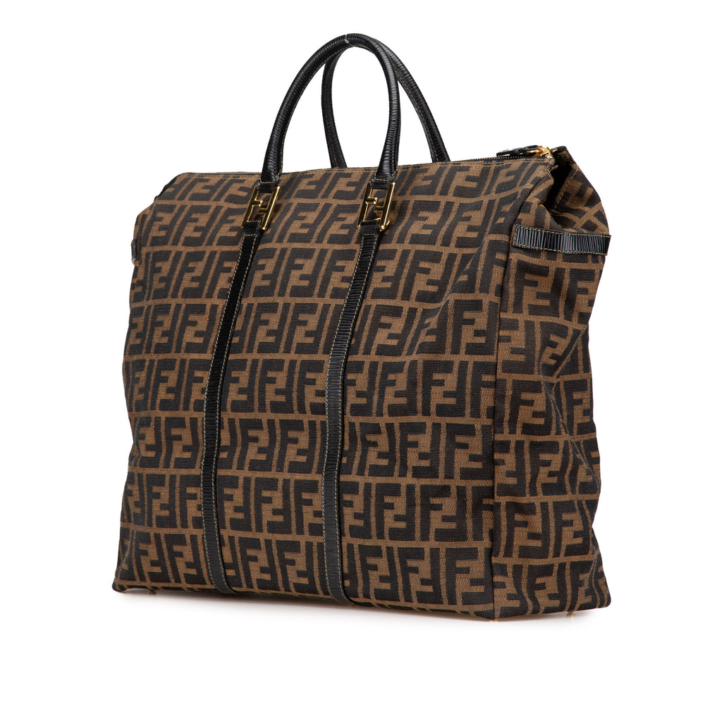 Zucca Canvas Satchel Brown - Gaby Paris