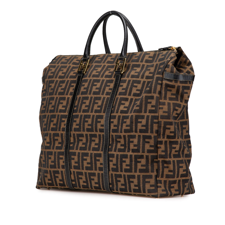 Zucca Canvas Satchel Brown - Gaby Paris