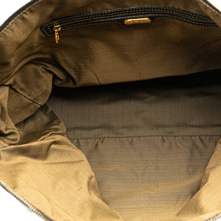 Zucca Canvas Satchel Brown - Gaby Paris