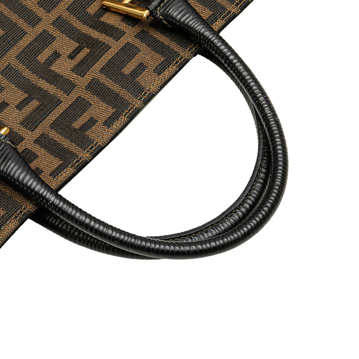 Zucca Canvas Satchel Brown - Gaby Paris