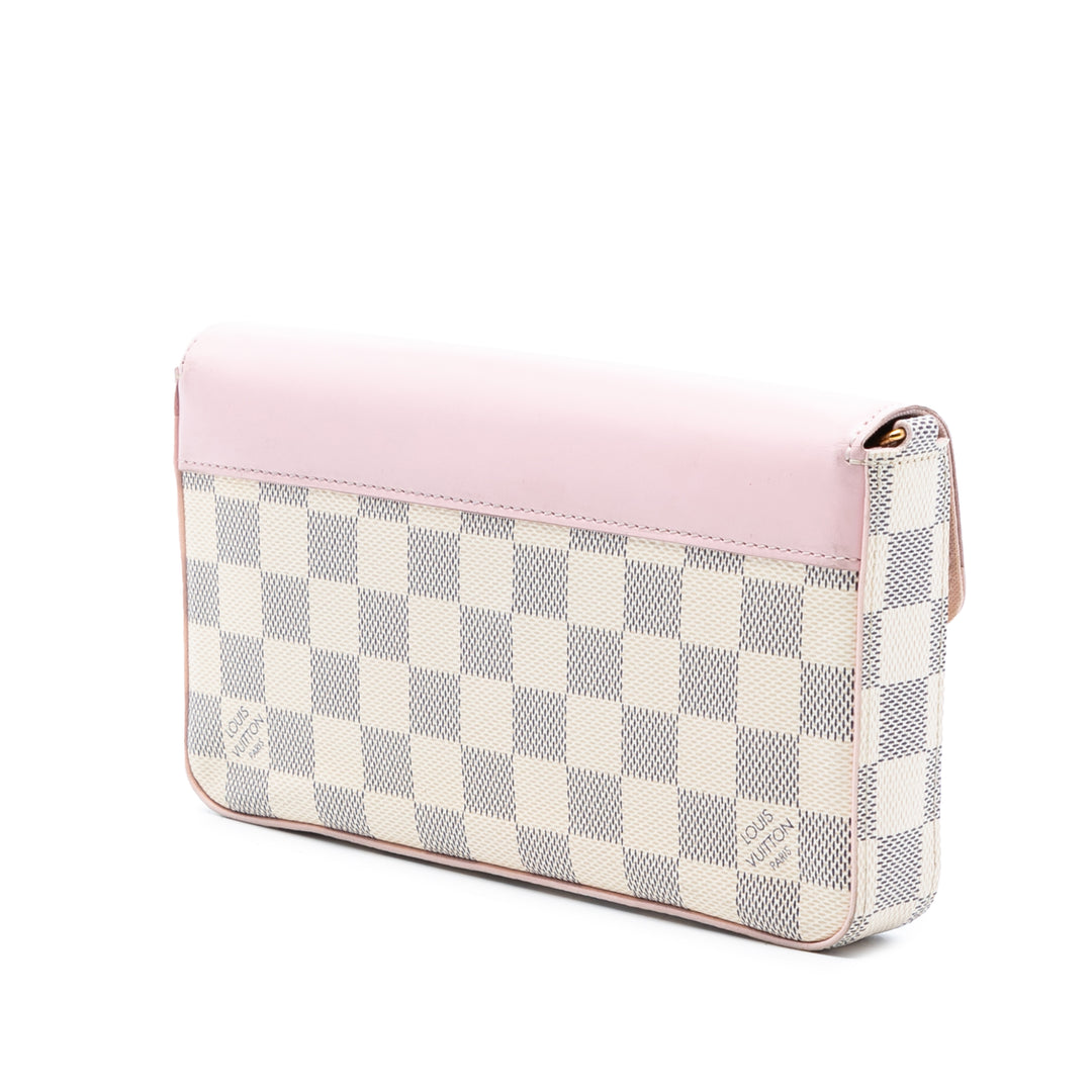 Louis Vuitton Damier Azur Cuir de veau Pochette Felicie
