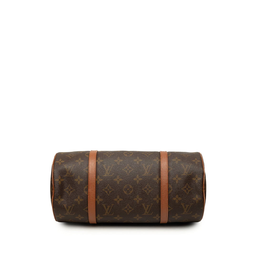 Louis Vuitton Sac à main Papillon 30 Monogram Marron – vue 3 – GABY PARIS
