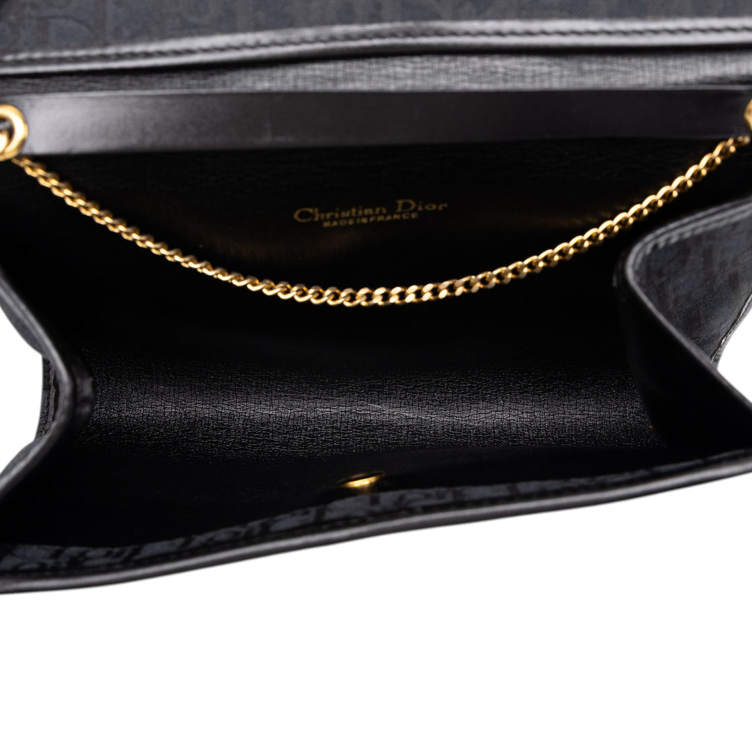 Dior Sac porté épaule Diorissimo Trotter Chaîne Noir – vue 4 – GABY PARIS