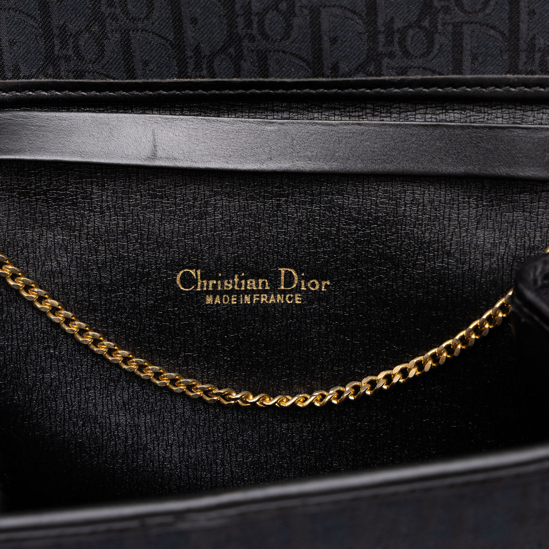 Dior Sac porté épaule Diorissimo Trotter Chaîne Noir – vue 5 – GABY PARIS