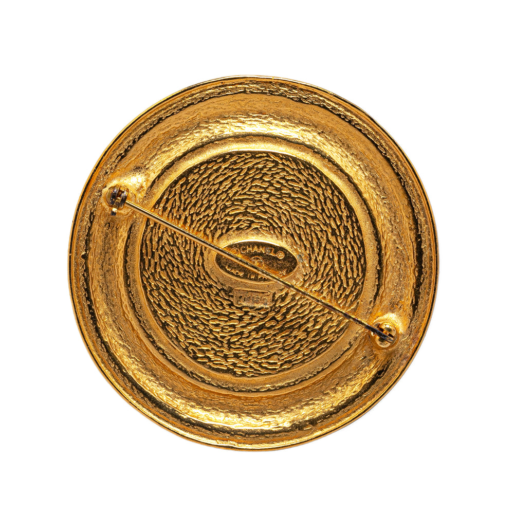 Gold Plated 31 Rue Cambon Brooch Gold - Gaby Paris