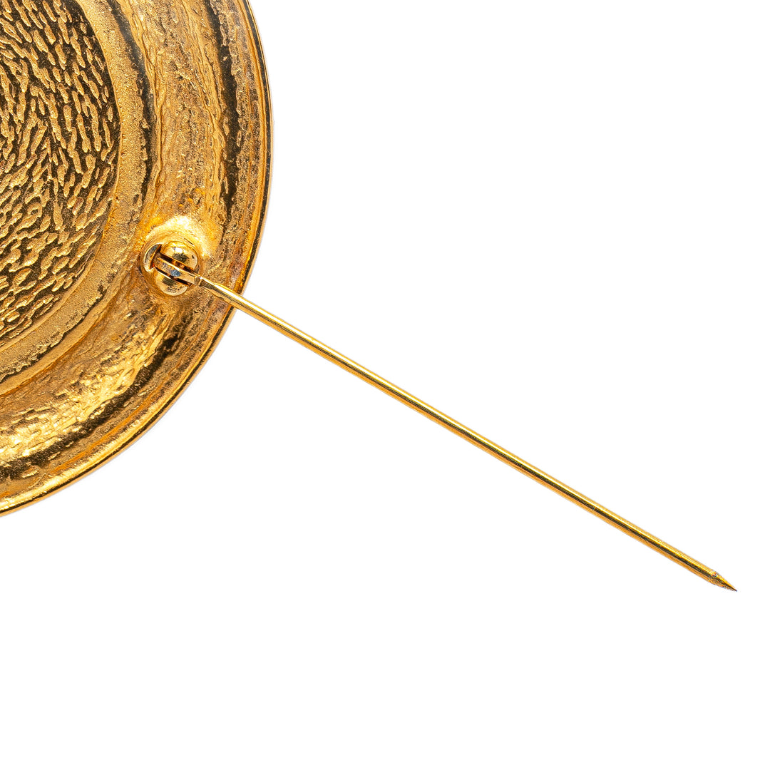 Gold Plated 31 Rue Cambon Brooch Gold - Gaby Paris