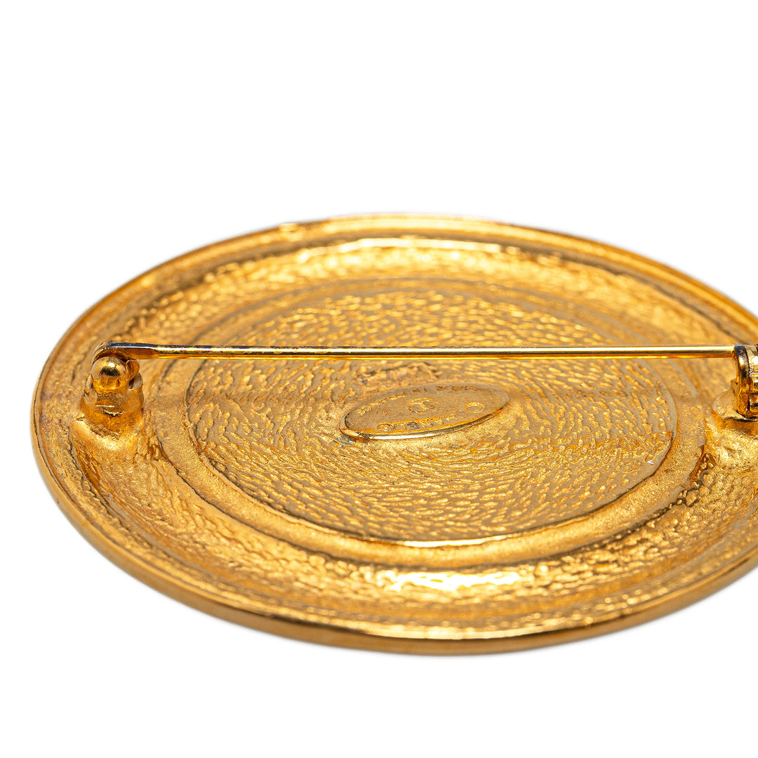 Gold Plated 31 Rue Cambon Brooch Gold - Gaby Paris