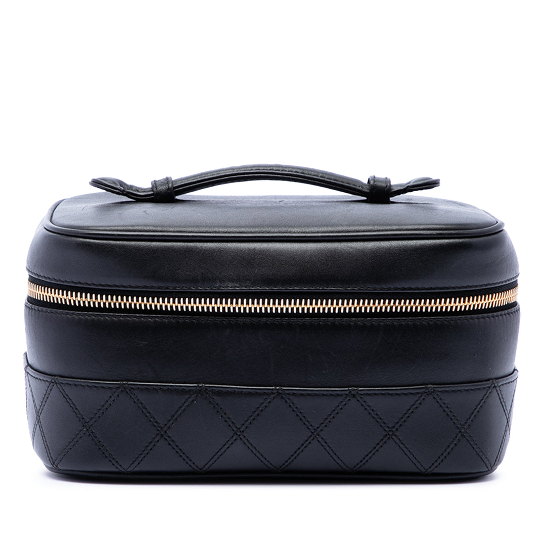 Chanel CC Matelassé Cuir d’agneau Vanity