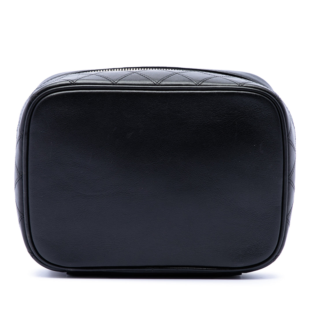 Chanel CC Matelassé Cuir d’agneau Vanity