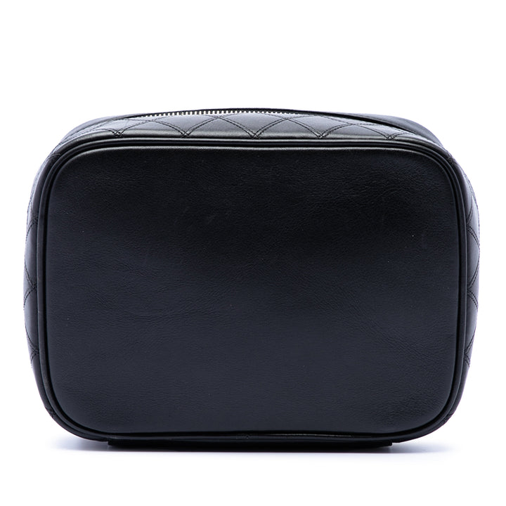 Chanel CC Matelassé Cuir d’agneau Vanity
