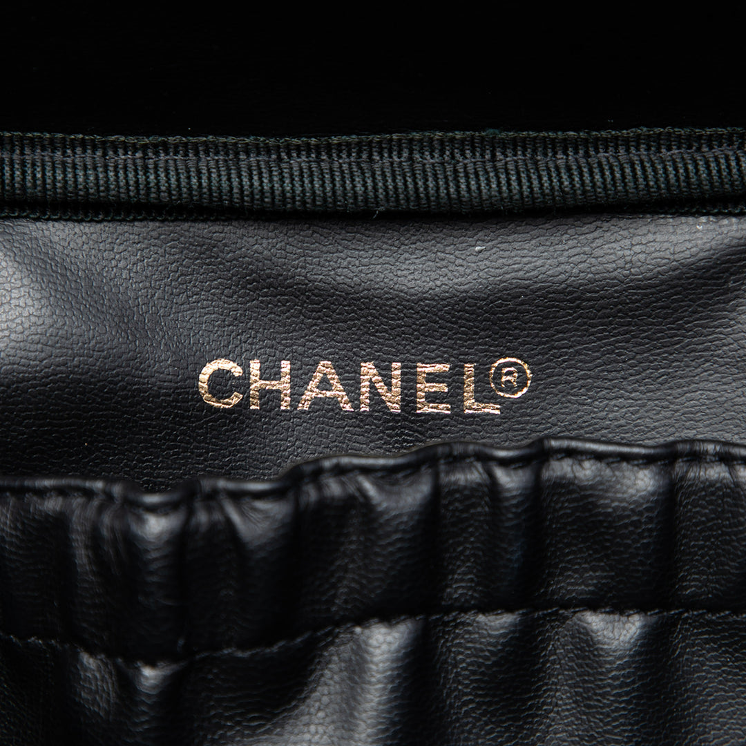 Chanel CC Matelassé Cuir d’agneau Vanity