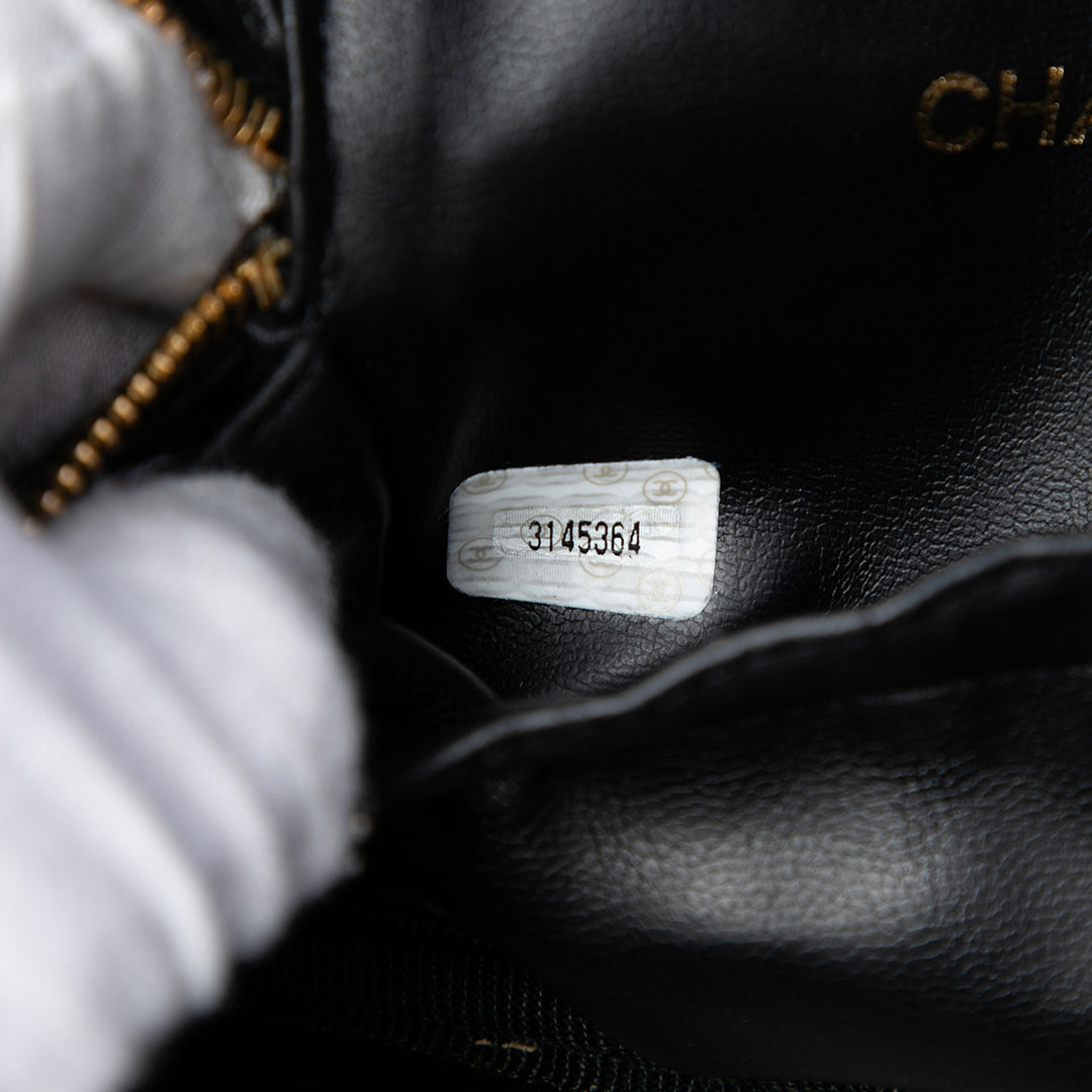Chanel CC Matelassé Cuir d’agneau Vanity