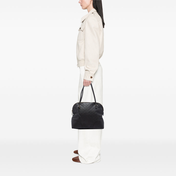 Guccissima Bree Dôme Cabas Moyen Marron