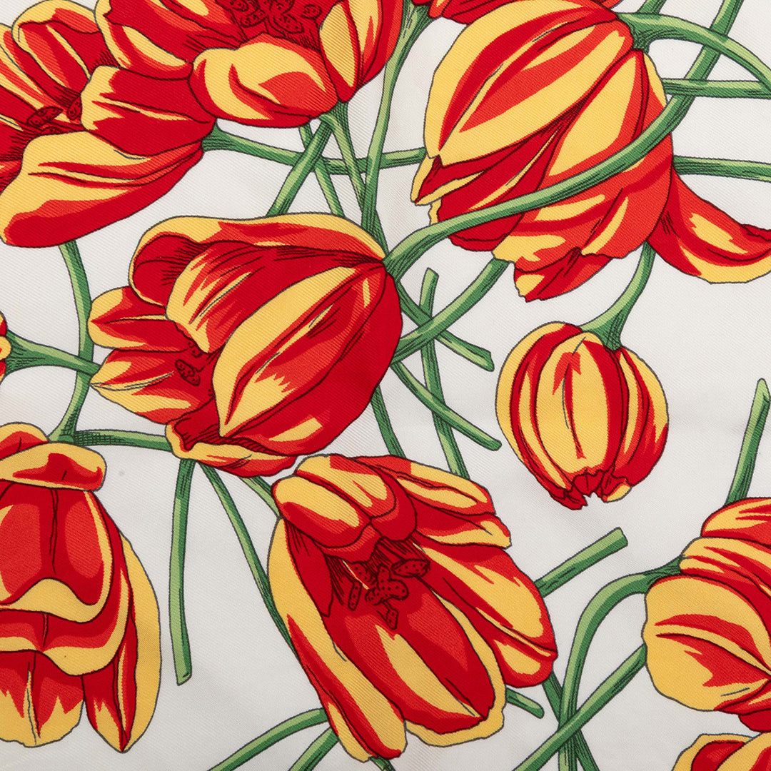 Hermès Tulipomanie Soie Pocket Foulard 45