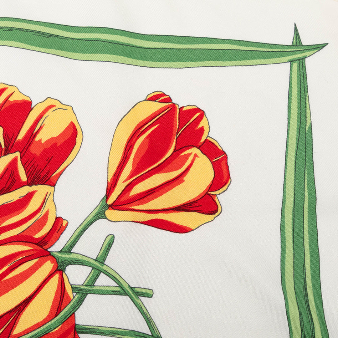Hermès Tulipomanie Soie Pocket Foulard 45
