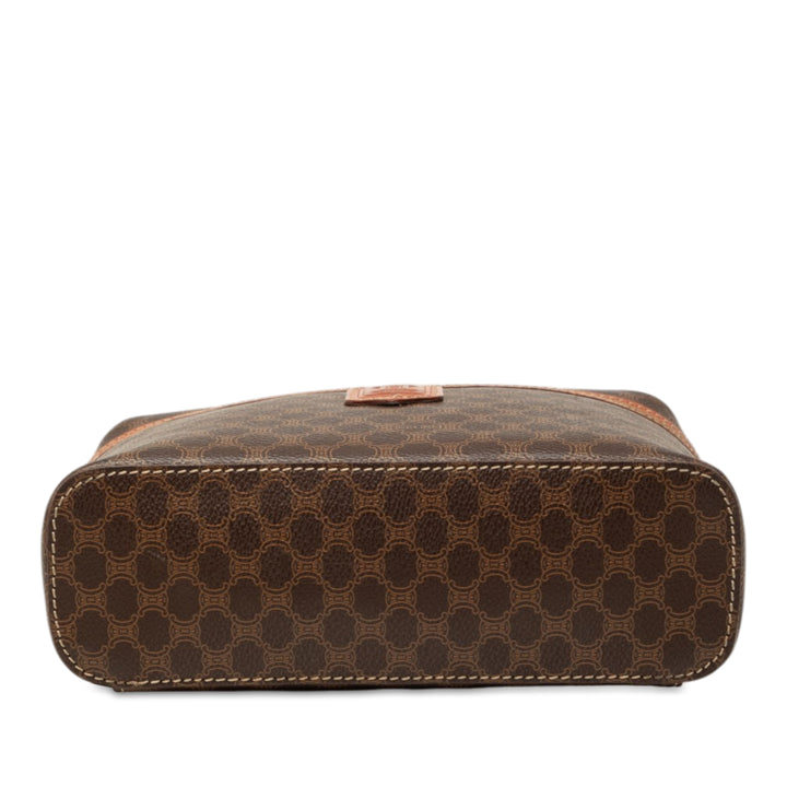 Celine Macadam Vanity Toile enduite Marron – vue 3 – GABY PARIS