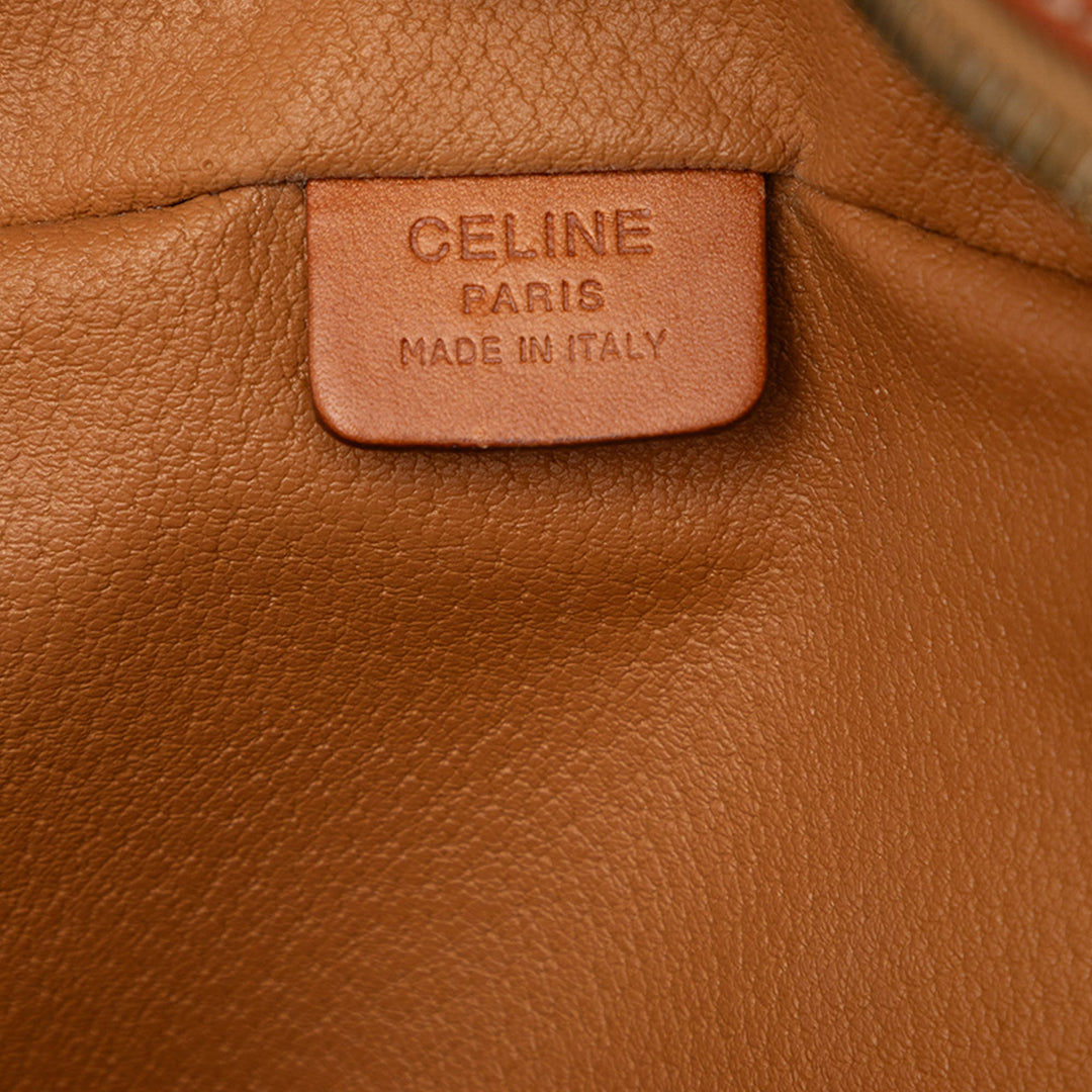 Celine Macadam Vanity Toile enduite Marron – vue 5 – GABY PARIS
