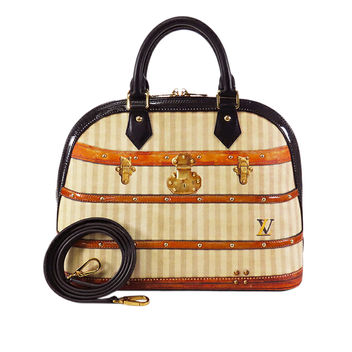 Louis Vuitton Transformed Toile Time Trunk Alma PM Marron