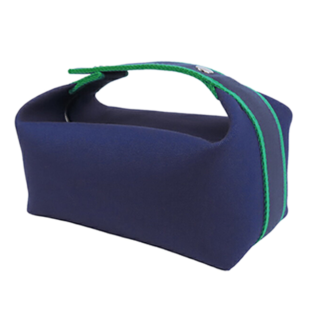 Hermès Small Toile Bride A Brac Étui Bleu – GABY PARIS Authentique