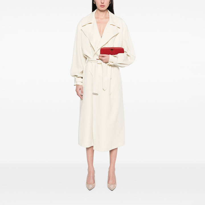 Prada Portefeuille long zippé Saffiano Rouge – vue 6 – GABY PARIS