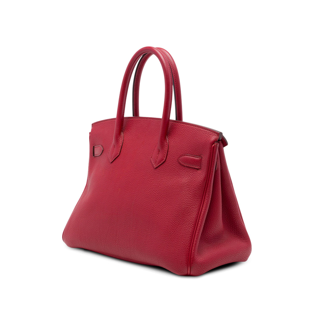 Hermès Birkin Retourne 30 Togo Rouge – vue 2 – GABY PARIS