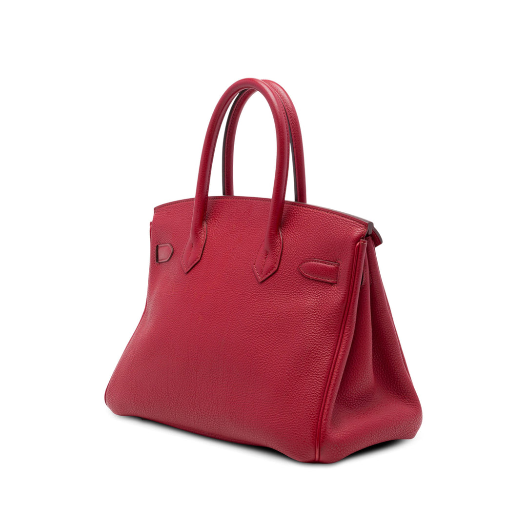 Hermès Birkin Retourne 30 Togo Rouge – vue 2 – GABY PARIS