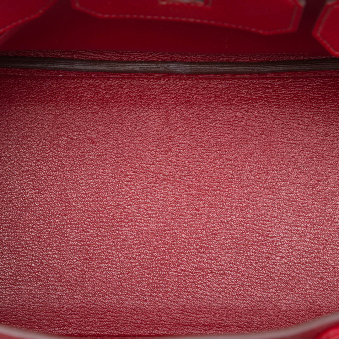 Hermès Birkin Retourne 30 Togo Rouge – vue 4 – GABY PARIS