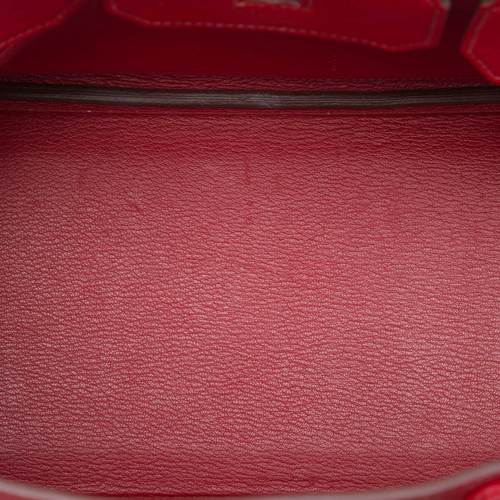 Hermès Birkin Retourne 30 Togo Rouge – vue 4 – GABY PARIS