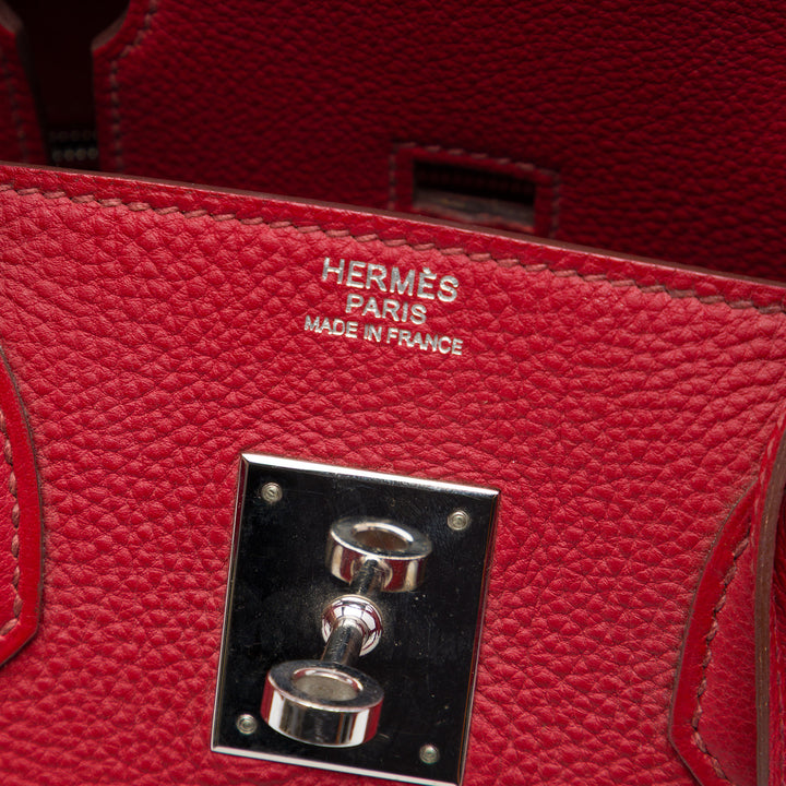 Hermès Birkin Retourne 30 Togo Rouge – vue 5 – GABY PARIS