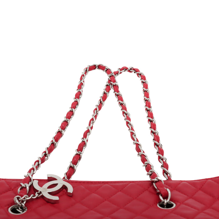 Chanel Large Matelassé Cuir de veau In The Business Cabas