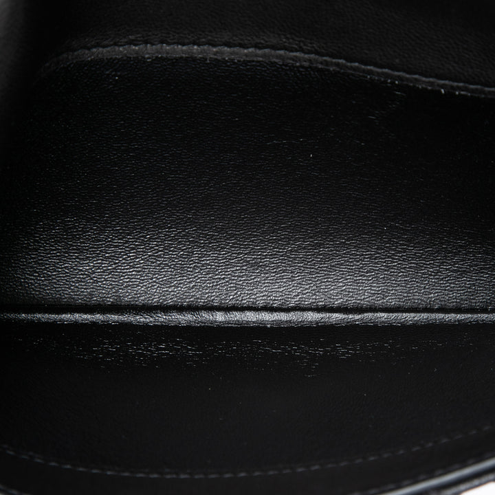 Saint Laurent Matelassé Cuir d’agneau Monogram Gaby Phone Holder Sac porté croisé
