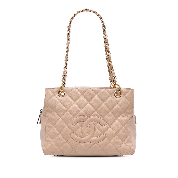 Petite Caviar Timeless Tote Brown - Gaby Paris