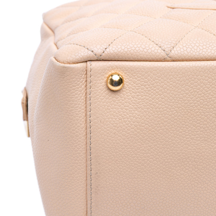 Petite Caviar Timeless Tote Brown - Gaby Paris