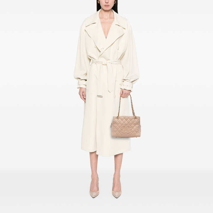 Petite Caviar Timeless Tote Brown - Gaby Paris