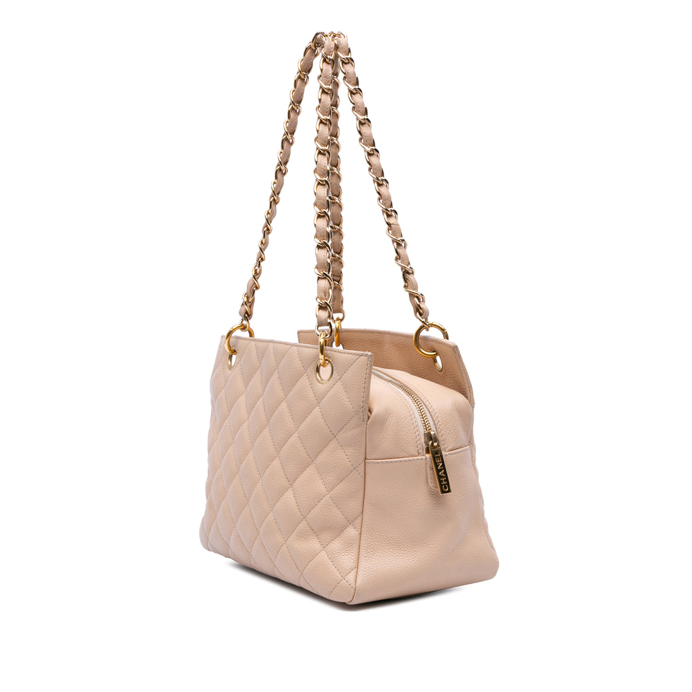 Petite Caviar Timeless Tote Brown - Gaby Paris