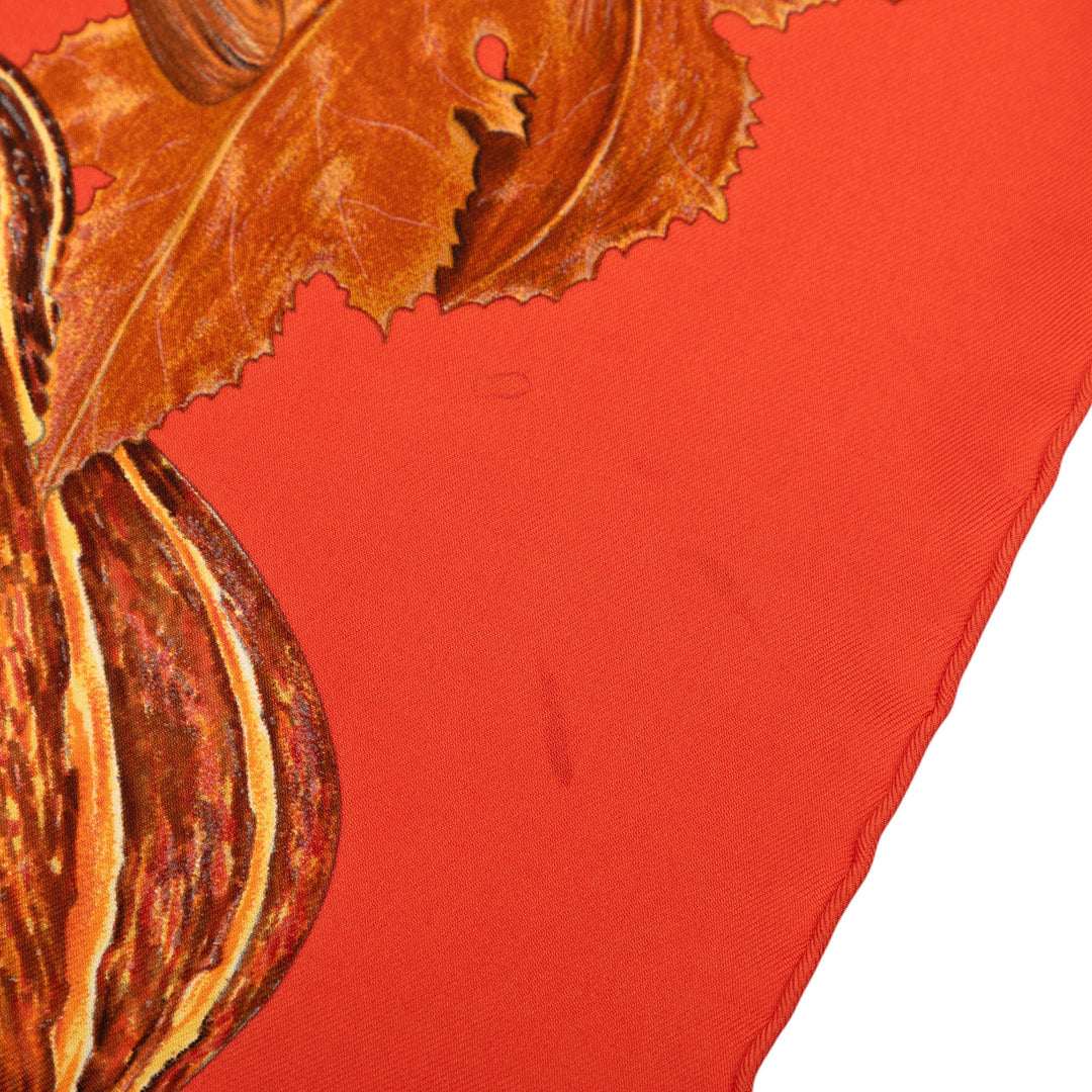 Hermès Citrouilles et Coloquintes Soie Foulard 90