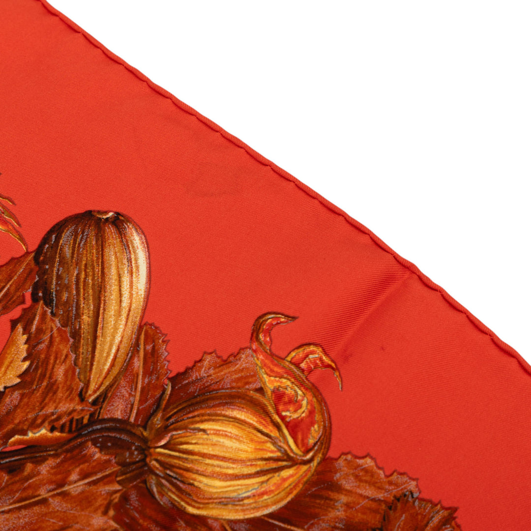 Hermès Citrouilles et Coloquintes Soie Foulard 90