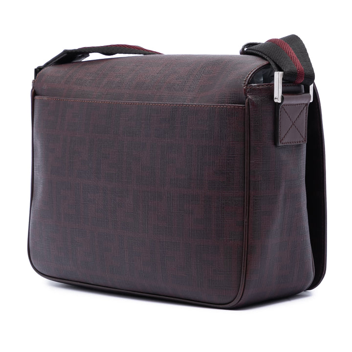 Fendi Zucca Spalmati à rabat Sac porté croisé