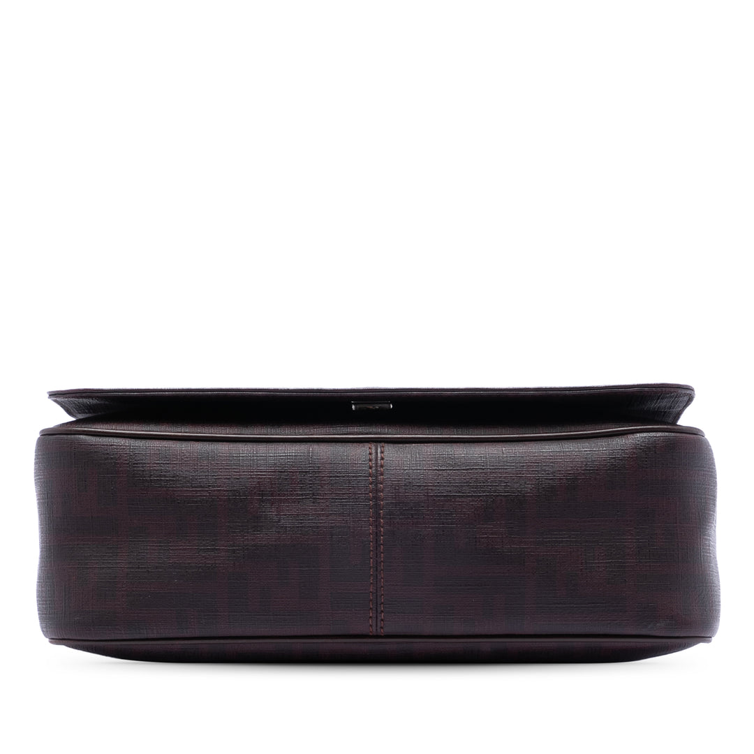 Fendi Zucca Spalmati à rabat Sac porté croisé