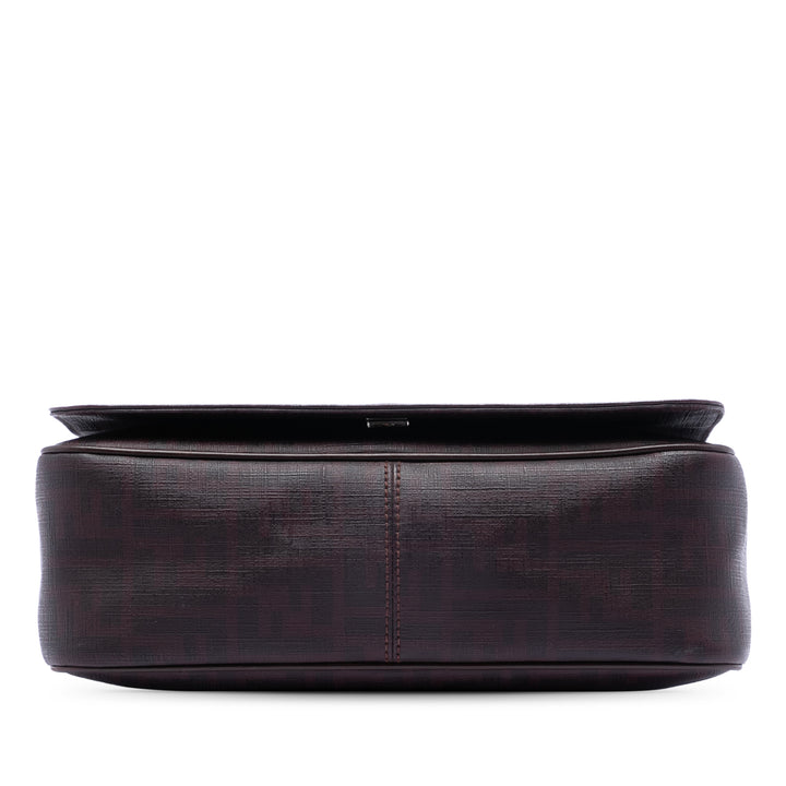 Fendi Zucca Spalmati à rabat Sac porté croisé