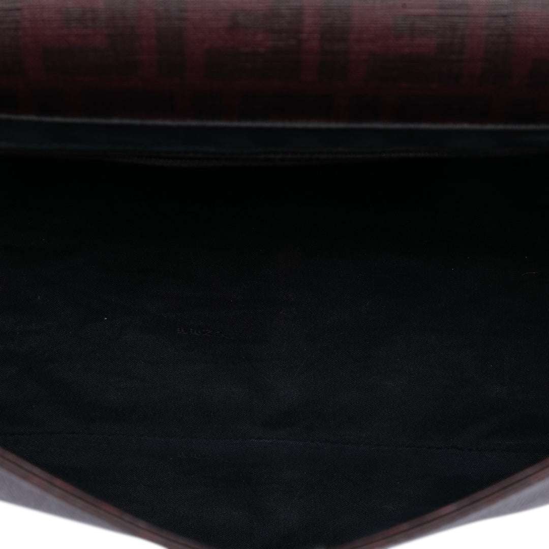 Fendi Zucca Spalmati à rabat Sac porté croisé
