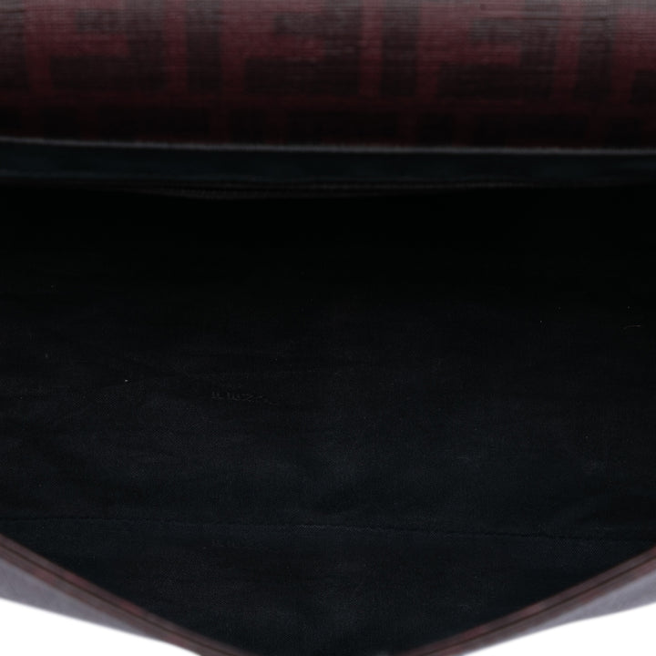 Fendi Zucca Spalmati à rabat Sac porté croisé