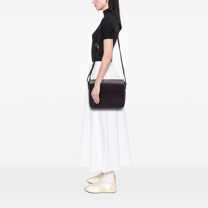 Fendi Zucca Spalmati à rabat Sac porté croisé