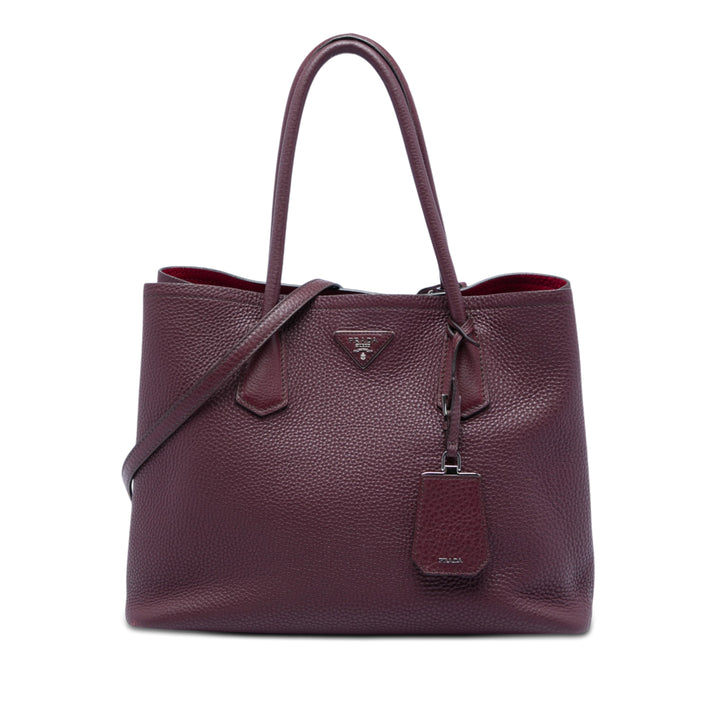 Prada Vitello Daino Double Handle Cabas