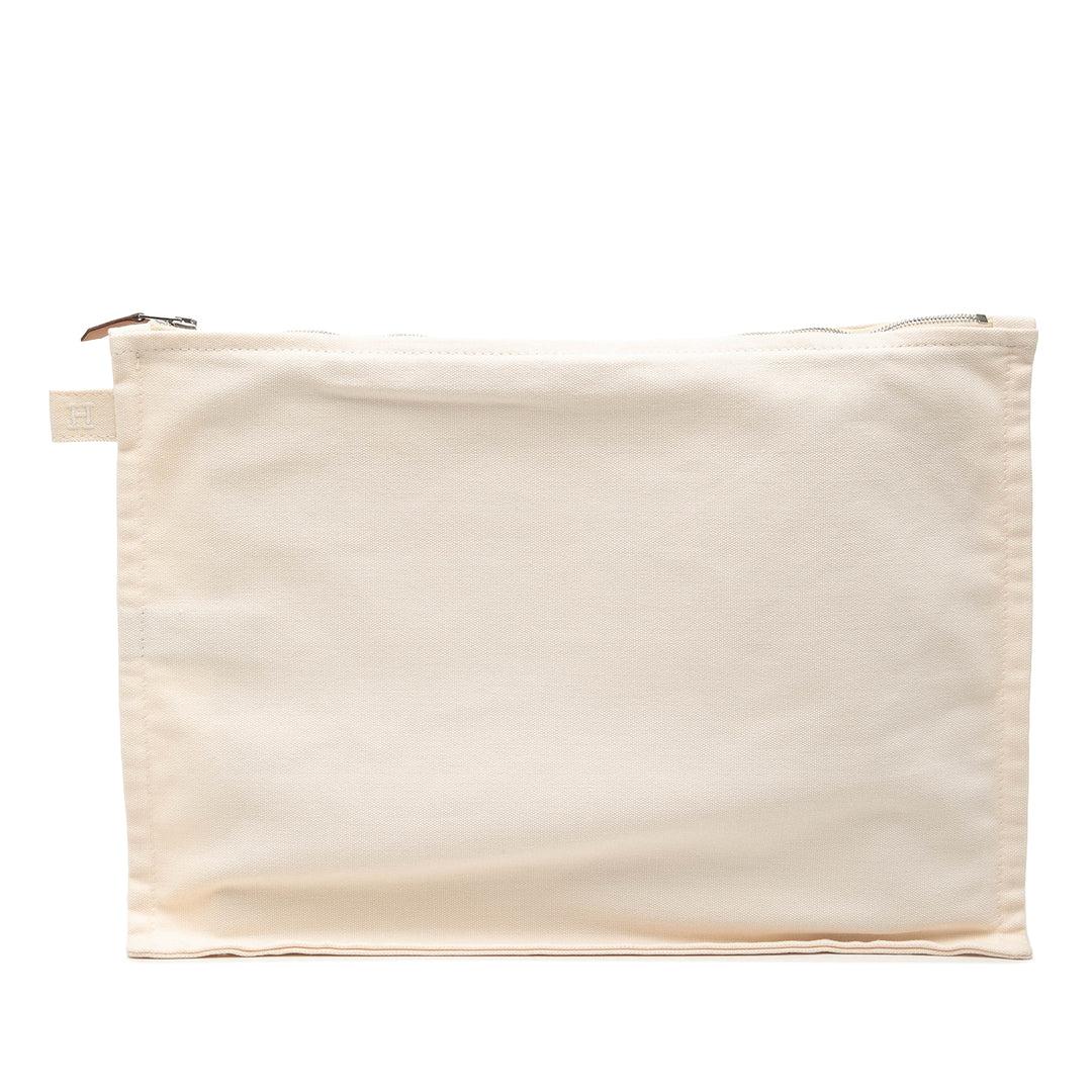 Hermès Bora Bora Pochette 3 Piece Set Toile