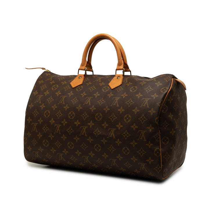 Louis Vuitton Speedy 40 Monogram Marron – vue 2 – GABY PARIS